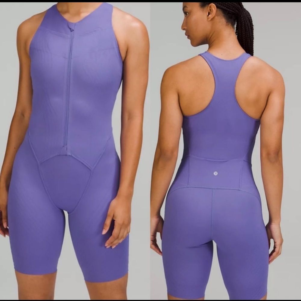 Lululemon SenseKnit Running One-Piece size 6 NWT CHAI bodysuit
